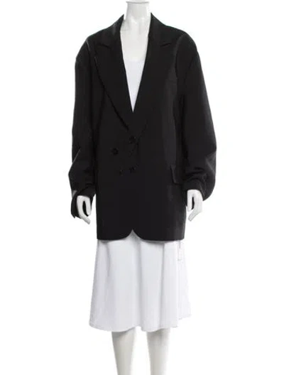 Pre-owned Tibi Blazer In Black