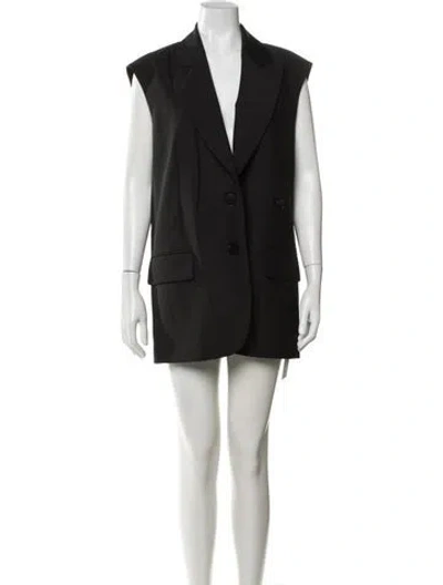Pre-owned Tibi Blazer In Black