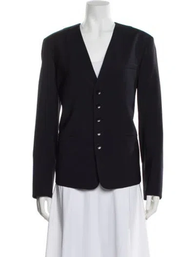 Pre-owned Tibi Blazer In Blue