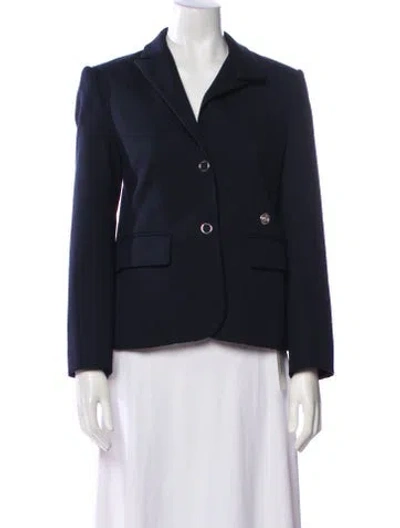 Pre-owned Tibi Blazer In Blue