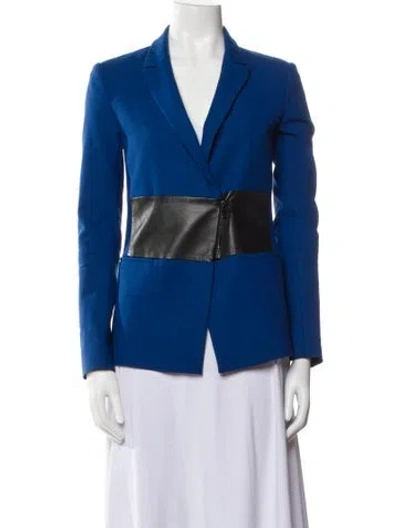 Pre-owned Tibi Blazer In Blue