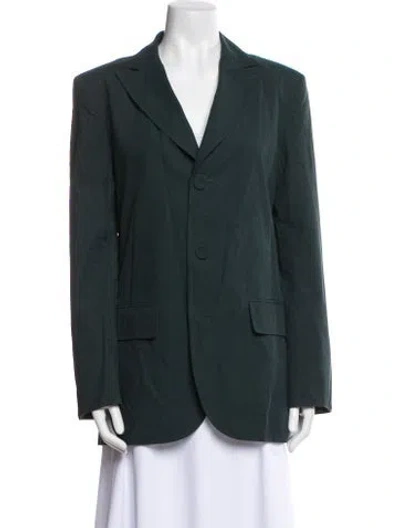 Pre-owned Tibi Blazer In Blue