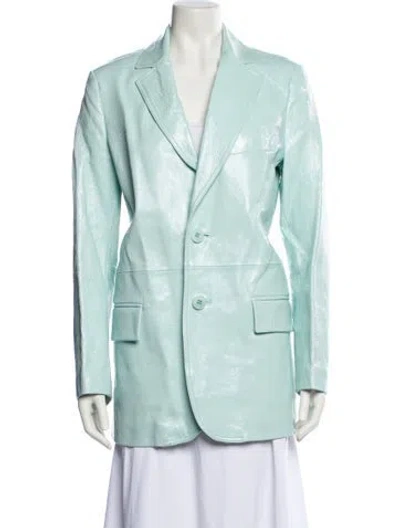 Pre-owned Tibi Blazer In Blue