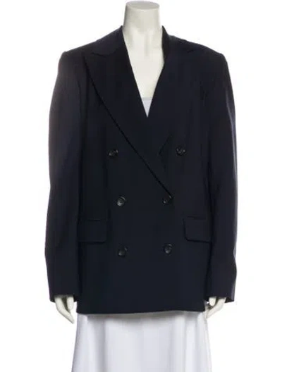 Pre-owned Tibi Blazer In Blue