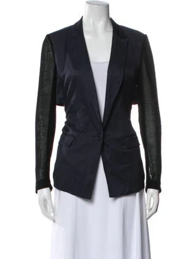 Pre-owned Tibi Blazer In Blue
