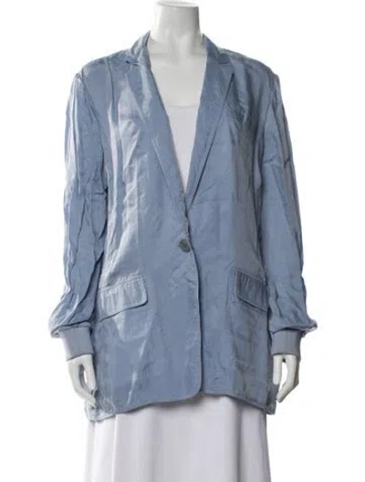 Pre-owned Tibi Blazer In Blue