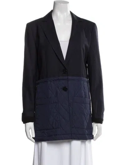 Pre-owned Tibi Blazer In Blue