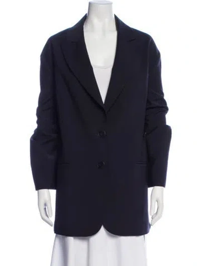 Pre-owned Tibi Blazer In Blue