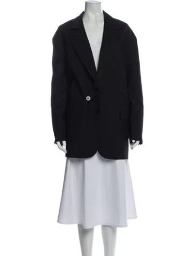 Pre-owned Tibi Blazer In Blue