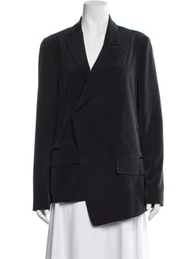Pre-owned Tibi Blazer In Blue