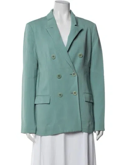 Pre-owned Tibi Blazer In Blue