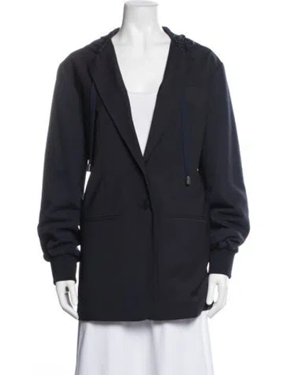 Pre-owned Tibi Blazer In Blue
