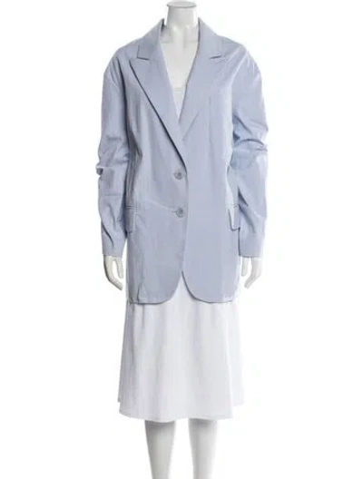 Pre-owned Tibi Blazer In Blue