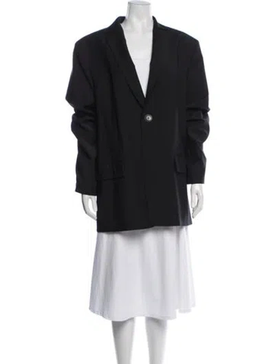 Pre-owned Tibi Blazer In Blue