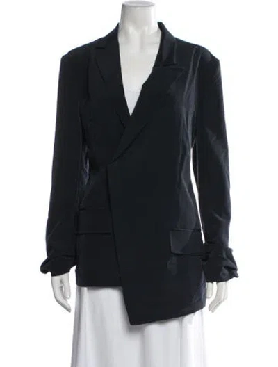 Pre-owned Tibi Blazer In Blue