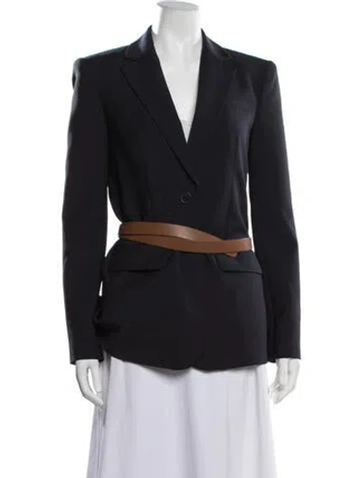 Pre-owned Tibi Blazer In Blue