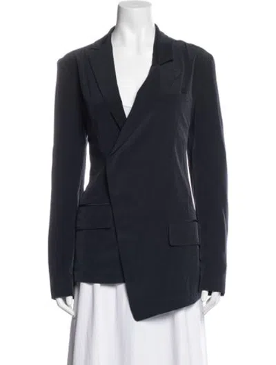 Pre-owned Tibi Blazer In Blue