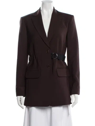 Pre-owned Tibi Blazer In Brown