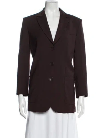 Pre-owned Tibi Blazer In Brown
