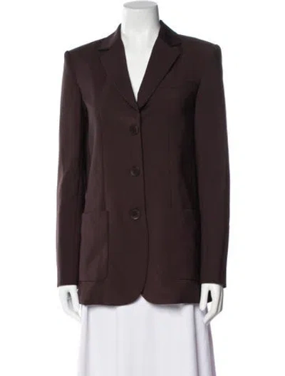Pre-owned Tibi Blazer In Brown