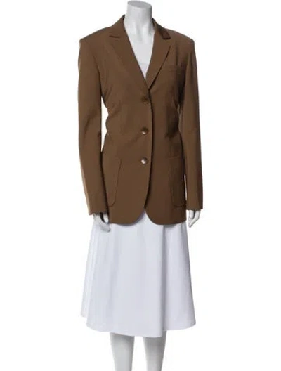 Pre-owned Tibi Blazer In Brown