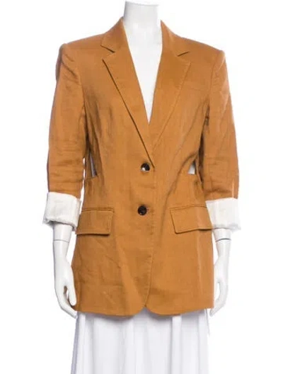Pre-owned Tibi Blazer In Brown
