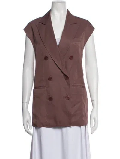 Pre-owned Tibi Blazer In Brown