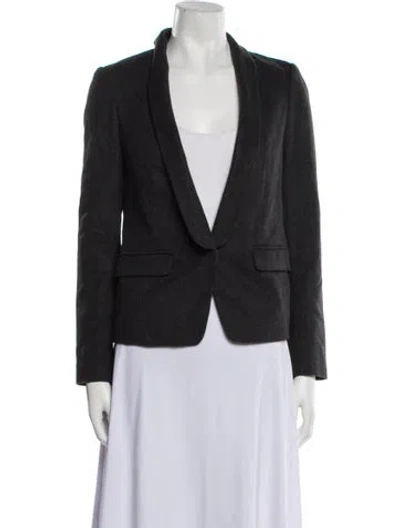Pre-owned Tibi Blazer In Gray