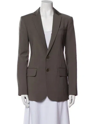 Pre-owned Tibi Blazer In Gray