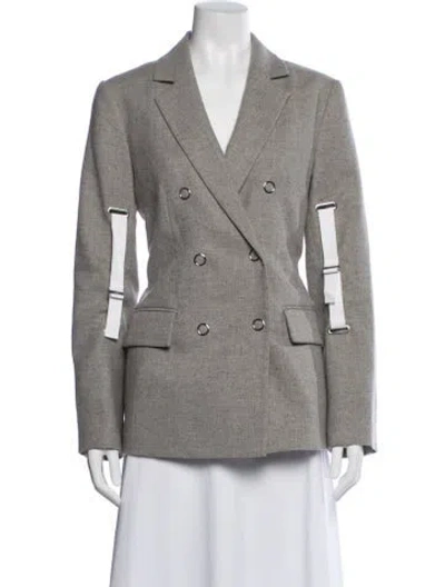 Pre-owned Tibi Blazer In Gray