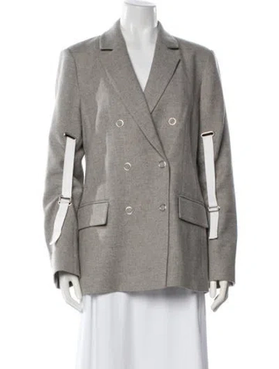 Pre-owned Tibi Blazer In Gray