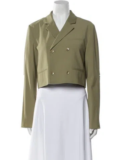 Pre-owned Tibi Blazer In Green