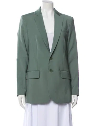 Pre-owned Tibi Blazer In Green