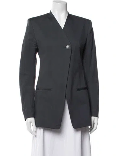 Pre-owned Tibi Blazer In Grey