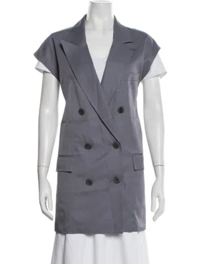 Pre-owned Tibi Blazer In Grey