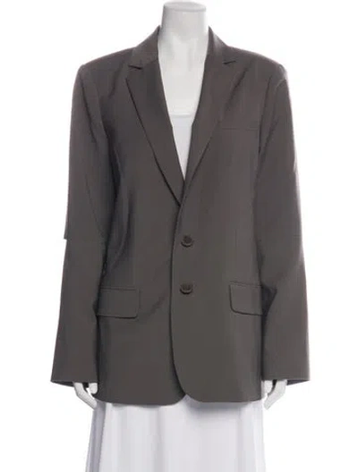 Pre-owned Tibi Blazer In Grey