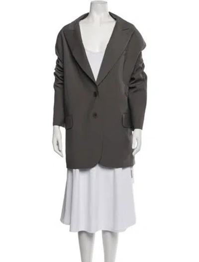 Pre-owned Tibi Blazer In Grey