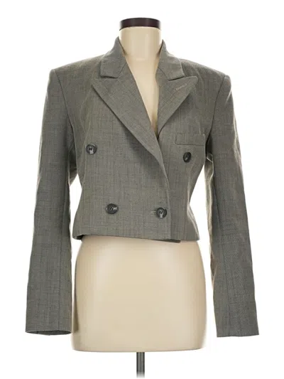 Pre-owned Tibi Blazer Jacket In Gray