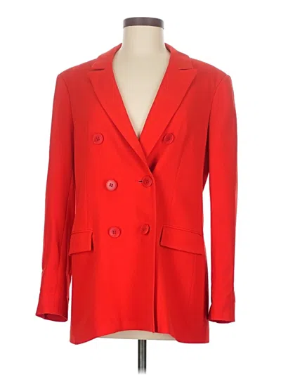 Pre-owned Tibi Blazer Jacket In Red
