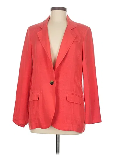 Pre-owned Tibi Blazer Jacket In Red