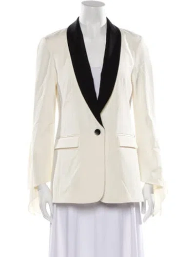 Pre-owned Tibi Blazer In Neutral