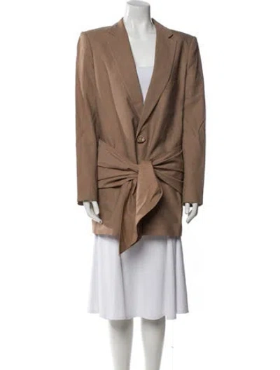 Pre-owned Tibi Blazer In Neutral