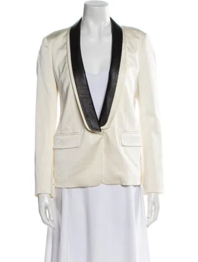 Pre-owned Tibi Blazer In Neutral