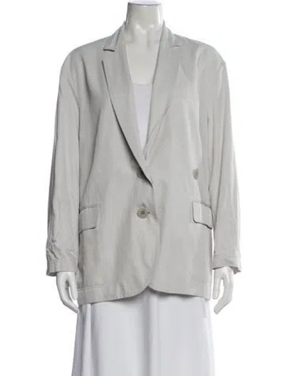 Pre-owned Tibi Blazer In Neutral