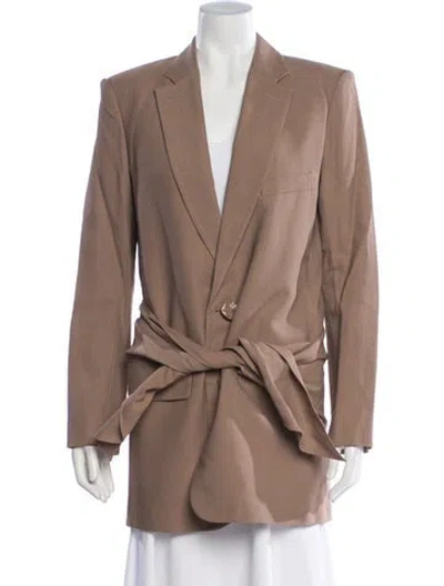 Pre-owned Tibi Blazer In Neutral