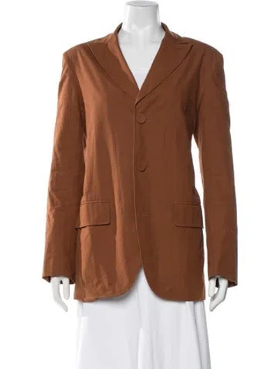 Pre-owned Tibi Blazer In Neutral