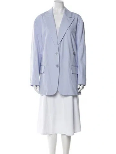 Pre-owned Tibi Blazer W/ Tags In Blue