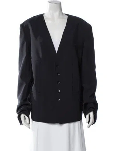 Pre-owned Tibi Blazer W/ Tags In Blue