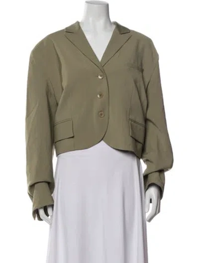 Pre-owned Tibi Blazer W/ Tags In Green