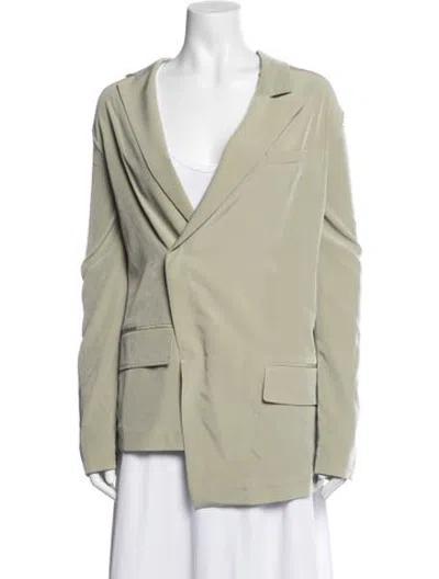 Pre-owned Tibi Blazer W/ Tags In Green